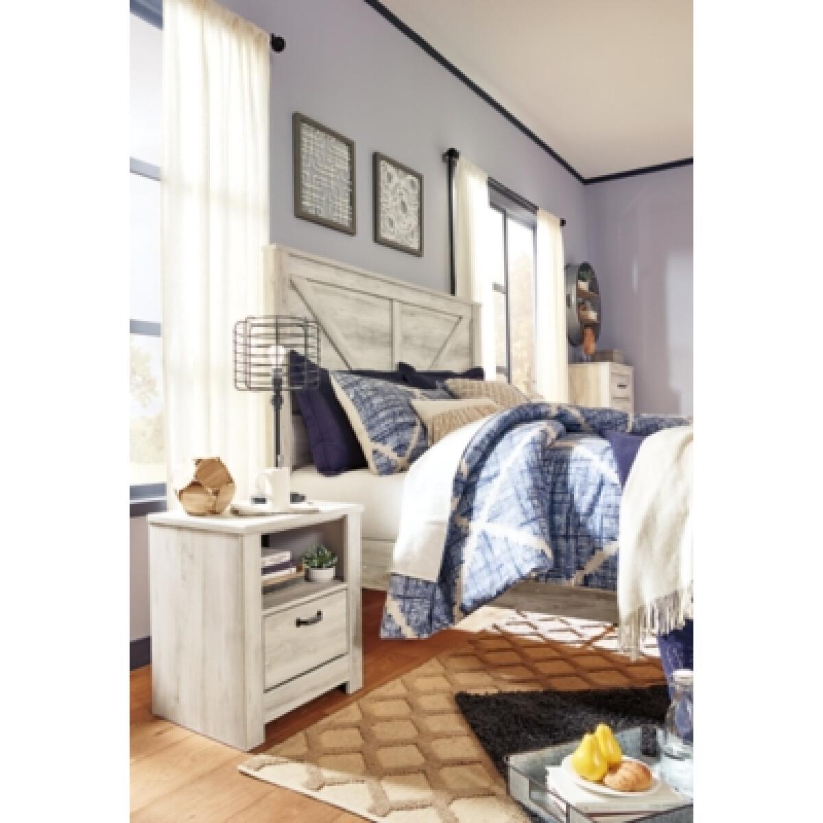 Bellaby King Crossbuck Panel Bed Beds Ashley Furniture 15