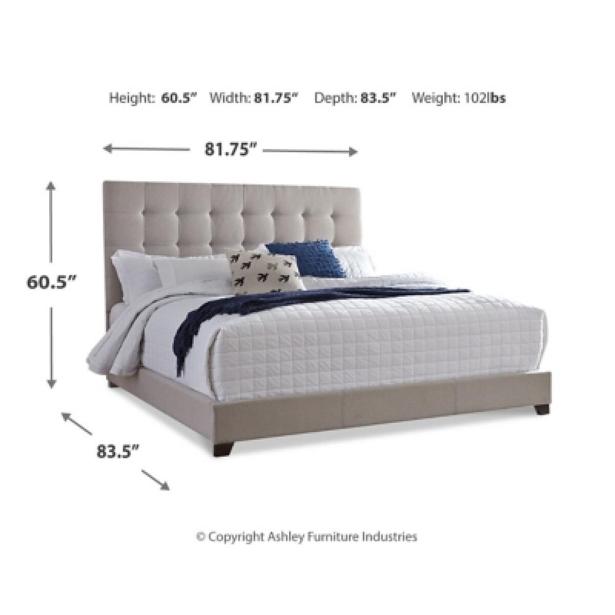 Dolante Queen Upholstered Bed Beds Ashley Furniture 27