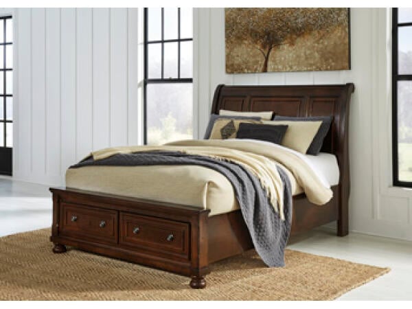 Porter Queen Sleigh Storage Bed Beds Ashley Furniture