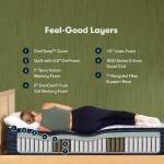 iComfortECO Quilted Hybrid Extra Firm California King Back Sleeper 15