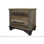 Loft Brown 2 Drawer Night Stand Nightstands International Furniture Direct 5