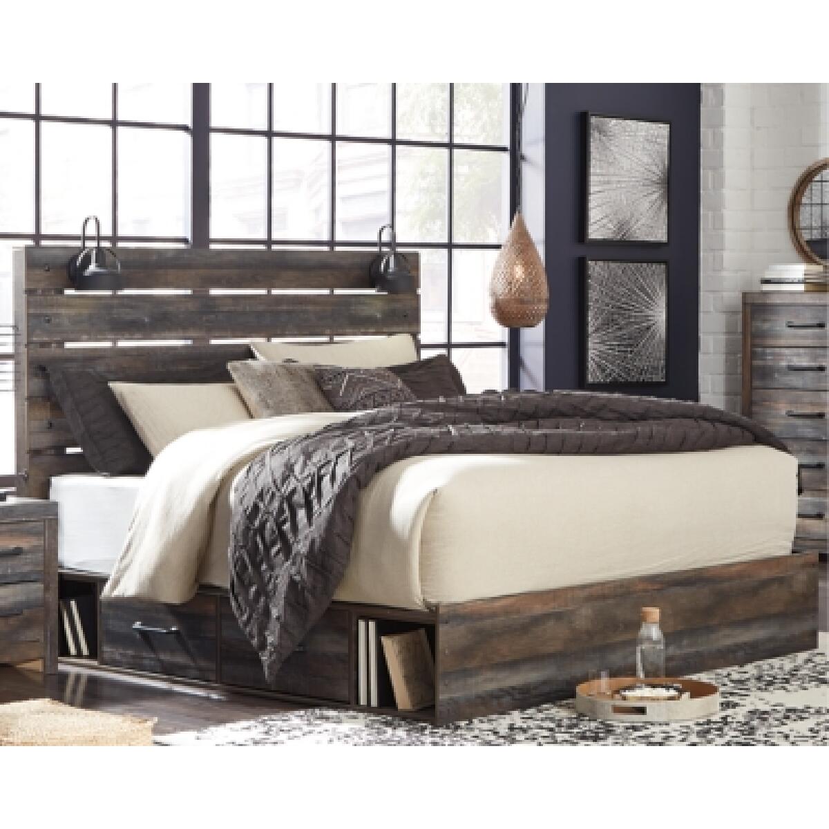 Drystan King Panel Bed with 4 Storage Drawers Beds Ashley Furniture 11