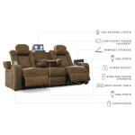Wolfridge Power Reclining Sofa Sofas Ashley Furniture 40
