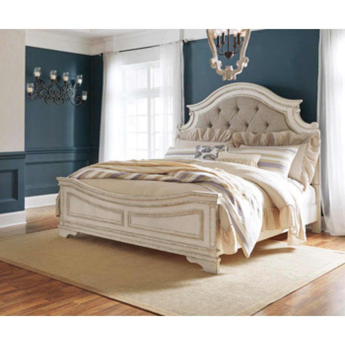 Realyn Queen Upholstered Panel Bed Beds Ashley Furniture 8