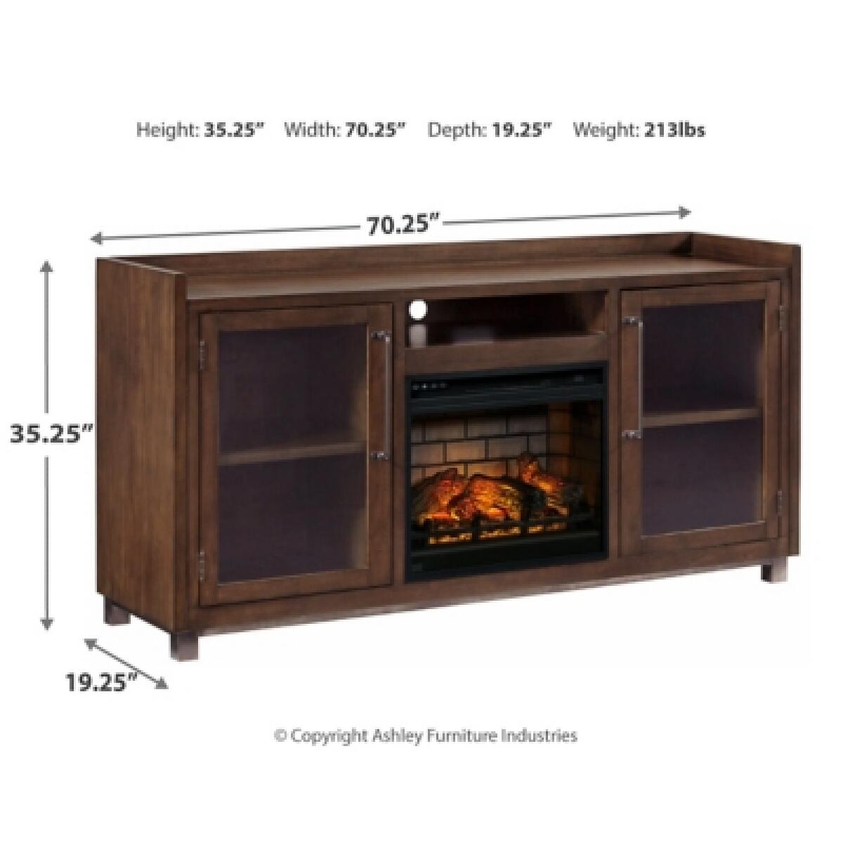 Starmore 70″ TV Stand with Electric Fireplace Fireplaces Ashley Furniture 16