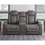 HyllMont Power Reclining Loveseat with Console Loveseats Ashley Furniture 35