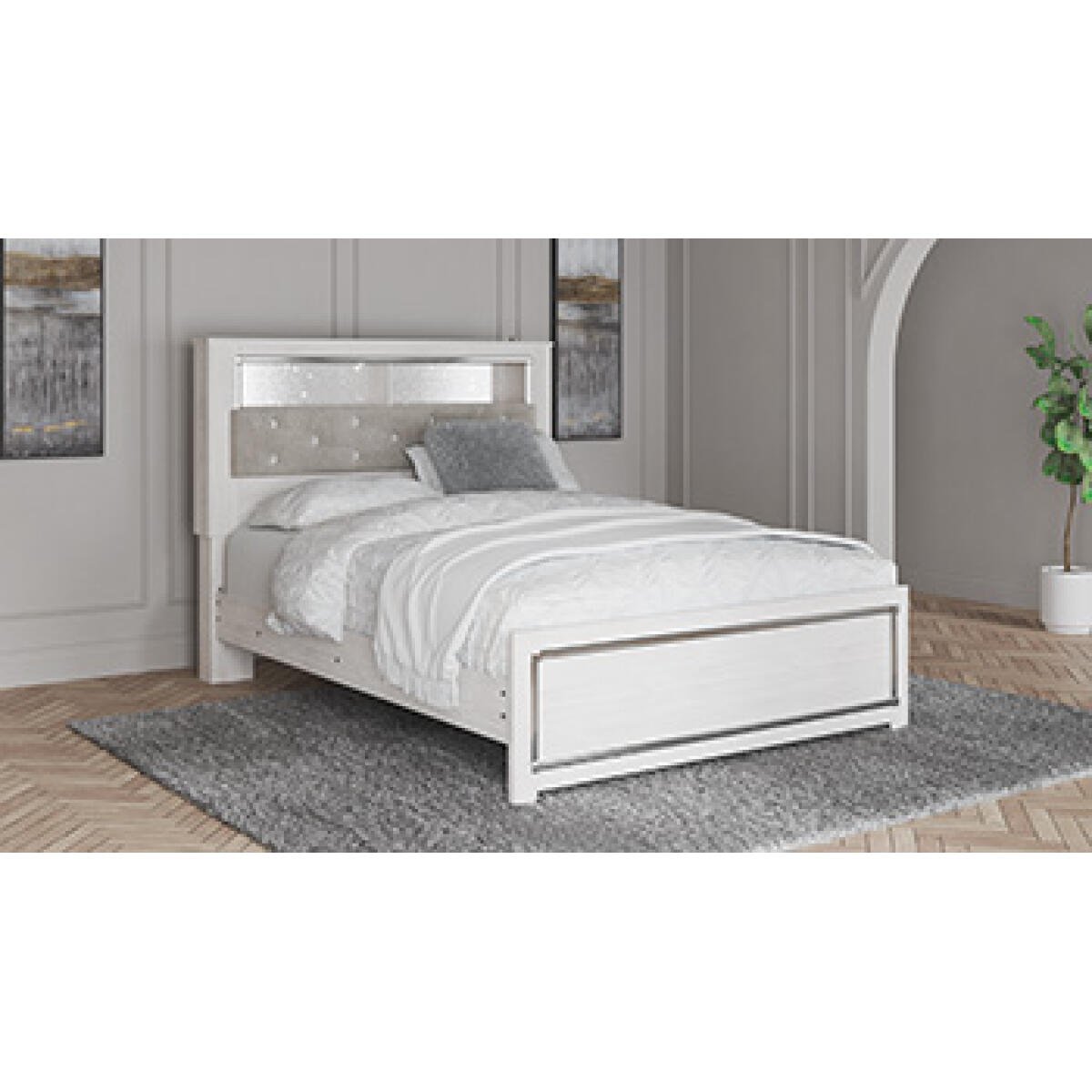 Altyra Queen Panel Bookcase Bed Beds Ashley Furniture 11