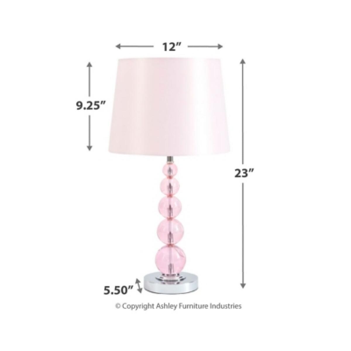 Letty Table Lamp Lighting Ashley Furniture 11