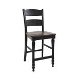 Madison County Ladderback Counter Stool Barstools Customizable 9