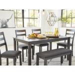 Bridson Dining Table and Chairs with Bench (Set of 6) Dining Tables Ashley Furniture 21