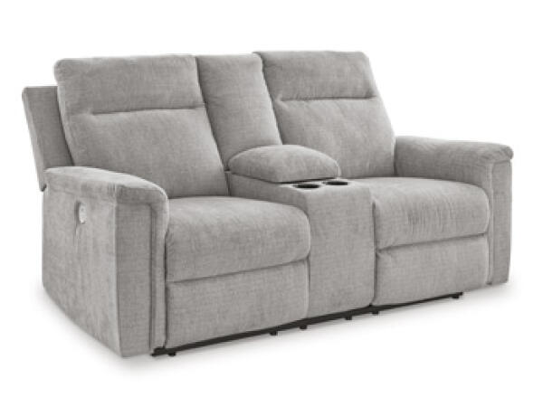 Barnsana Power Reclining Loveseat with Console Loveseats Ashley Furniture