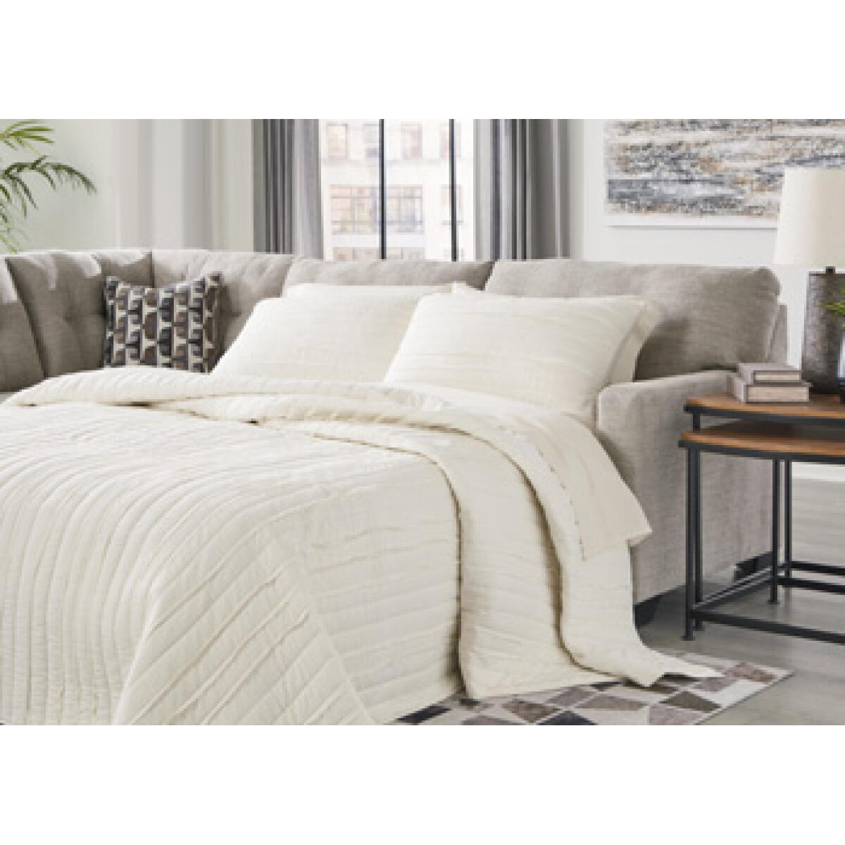 Mahoney Right-Arm Facing Full Sofa Sleeper Sleeper Sofas Ashley Furniture 5