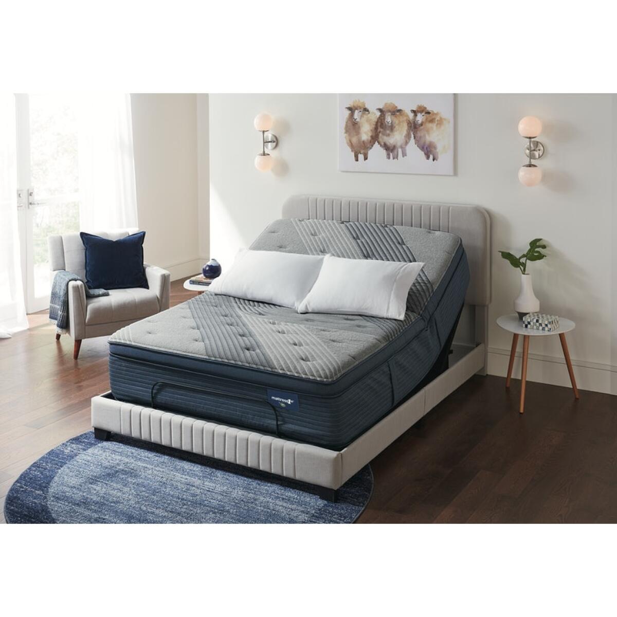 Fallbrook Hybrid Firm Euro Pillow Top Mattress by Mattress 1st California King Mattress 1st 6