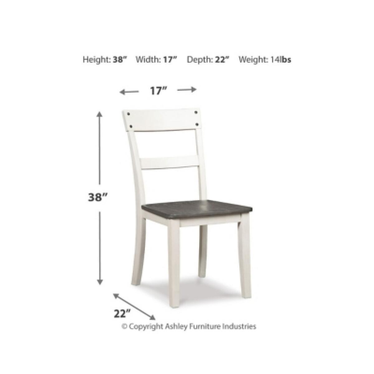 Nelling Dining Chair (Set of 2) Chairs & Benches Ashley Furniture 19