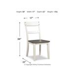 Nelling Dining Chair (Set of 2) Chairs & Benches Ashley Furniture 29