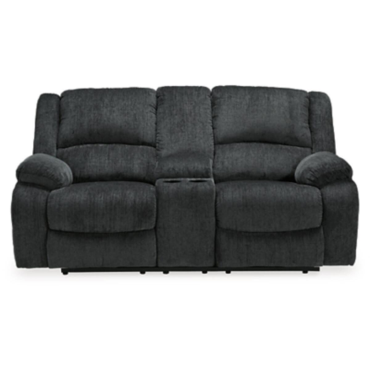 Draycoll Reclining Loveseat with Console Loveseats Ashley Furniture 10