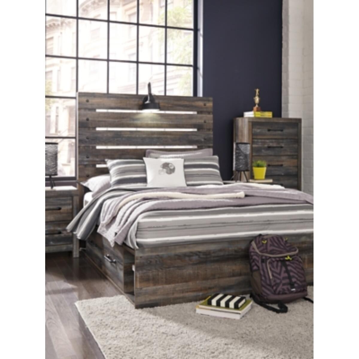 Drystan Full Panel Bed with 4 Storage Drawers Beds Ashley Furniture 14