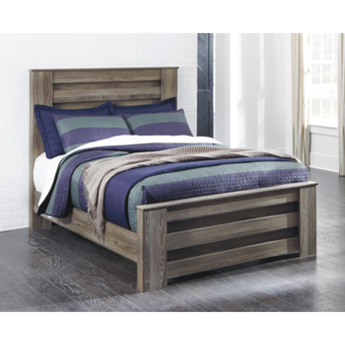 Zelen Full Panel Bed Beds Ashley Furniture 12