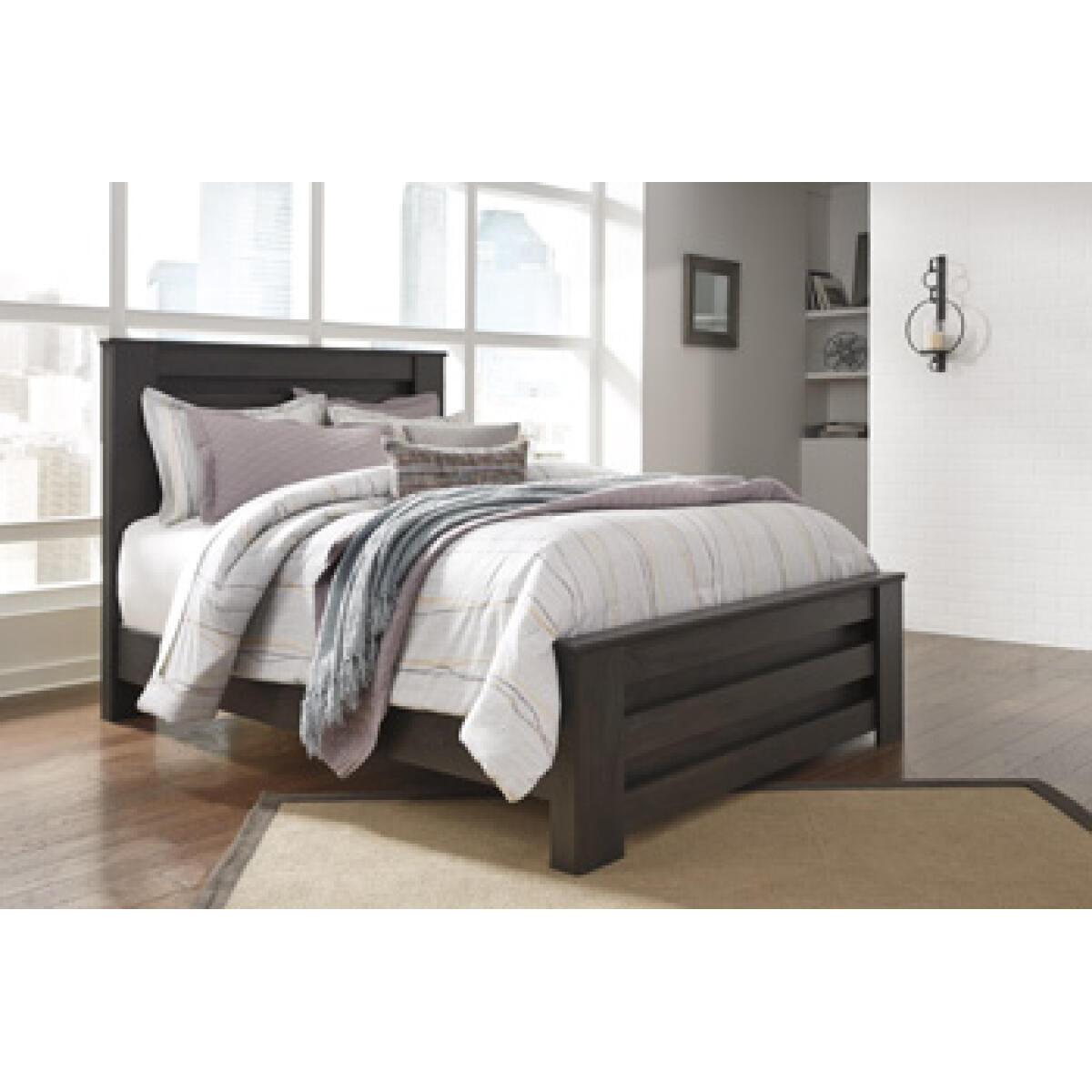 Brinxton Queen Panel Bed Beds Ashley Furniture 9