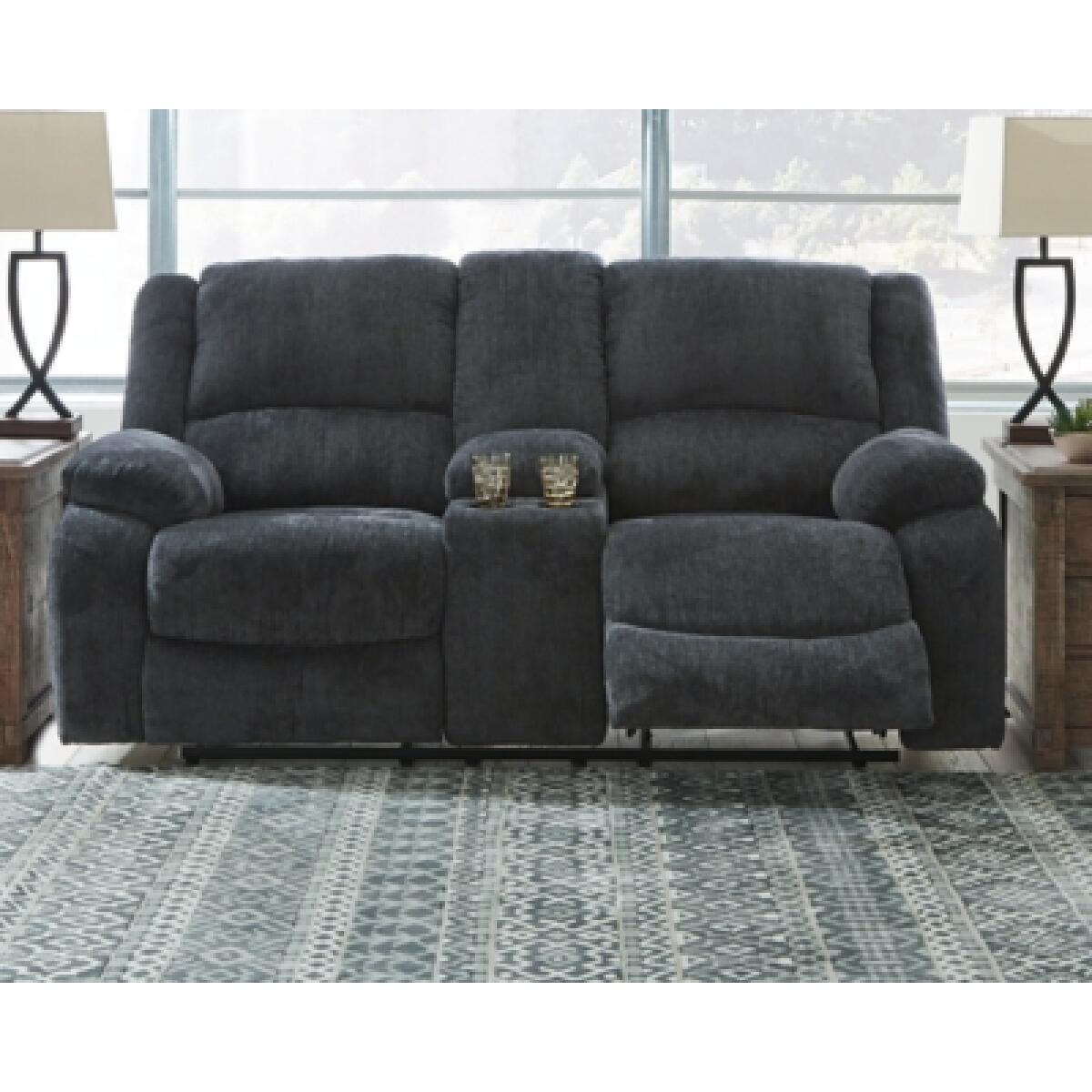 Draycoll Reclining Loveseat with Console Loveseats Ashley Furniture 11