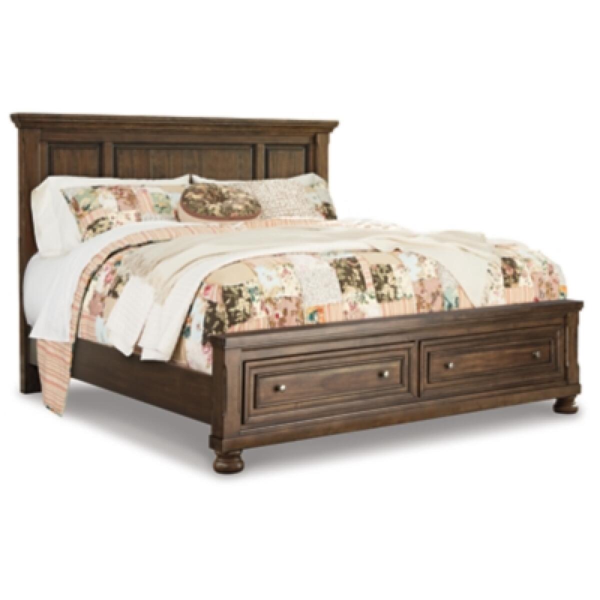 Flynnter King Panel Bed with 2 Storage Drawers Beds Ashley Furniture 8