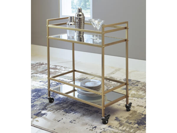 Kailman Bar Cart Bar Furniture Ashley Furniture
