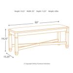 Tyler Creek Dining Bench Accent Furniture Ashley Furniture 19