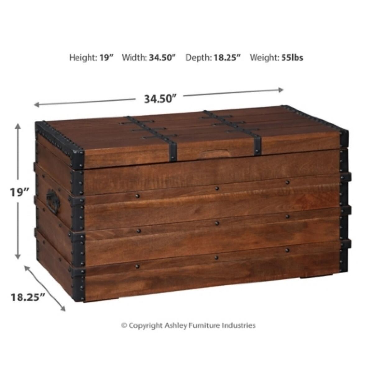 Kettleby Storage Trunk Accent Furniture Ashley Furniture 16