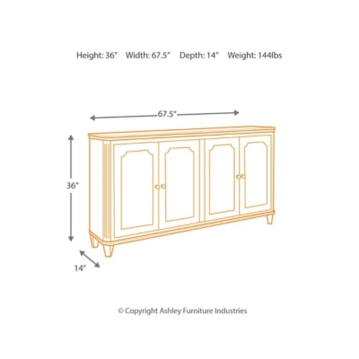 Mirimyn Accent Cabinet Accent Furniture Ashley Furniture 21