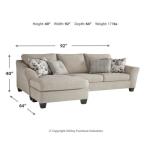 Abney Sofa Chaise Sofas Ashley Furniture 23