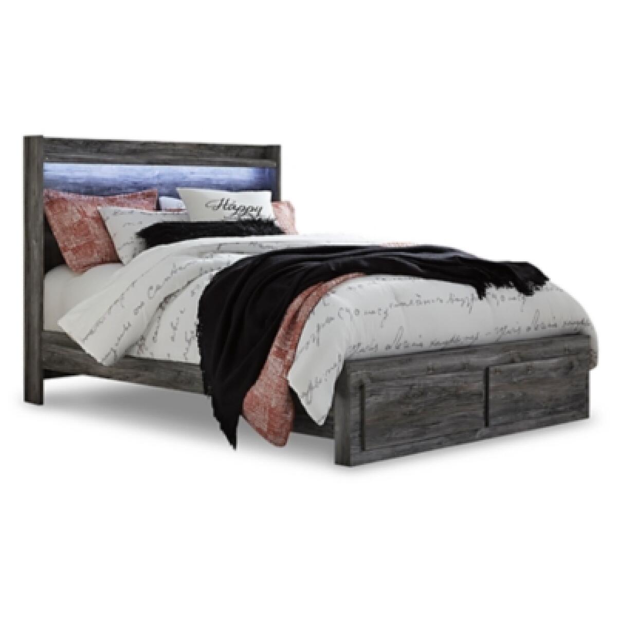 Baystorm Queen Panel Bed with 2 Storage Drawers Beds Ashley Furniture 5
