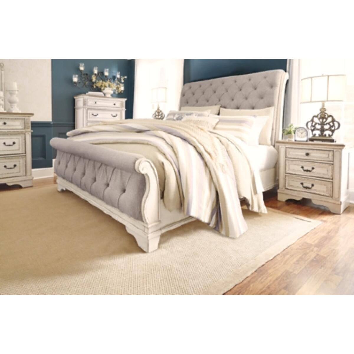 Realyn California King Sleigh Bed Beds Ashley Furniture 23