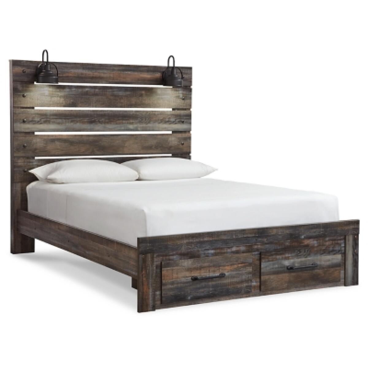 Drystan Queen Panel Bed with 2 Storage Drawers Beds Ashley Furniture 8