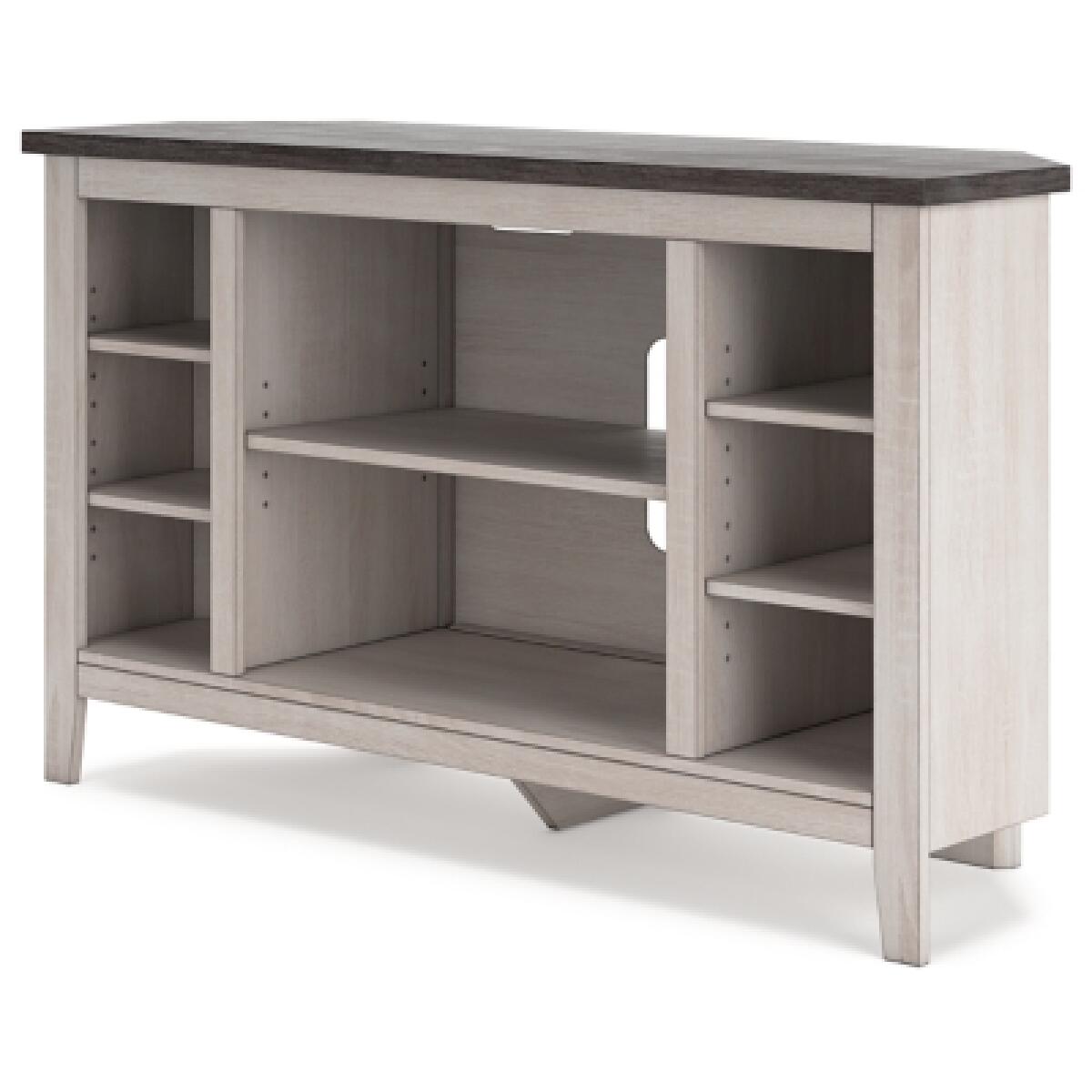 Dorrinson Corner TV Stand Entertainment Stands Ashley Furniture 14