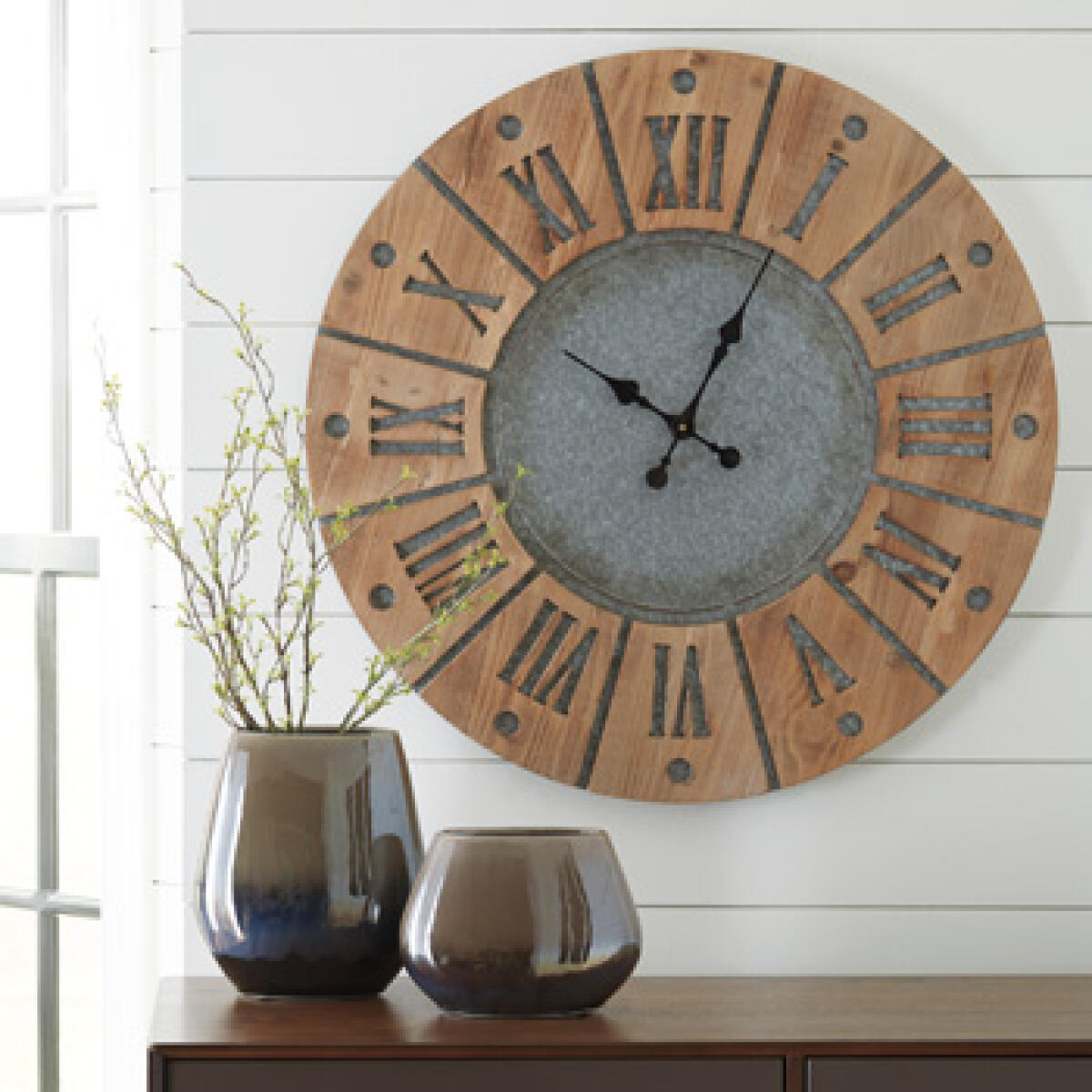 Payson Wall Clock Clocks Ashley Furniture 4