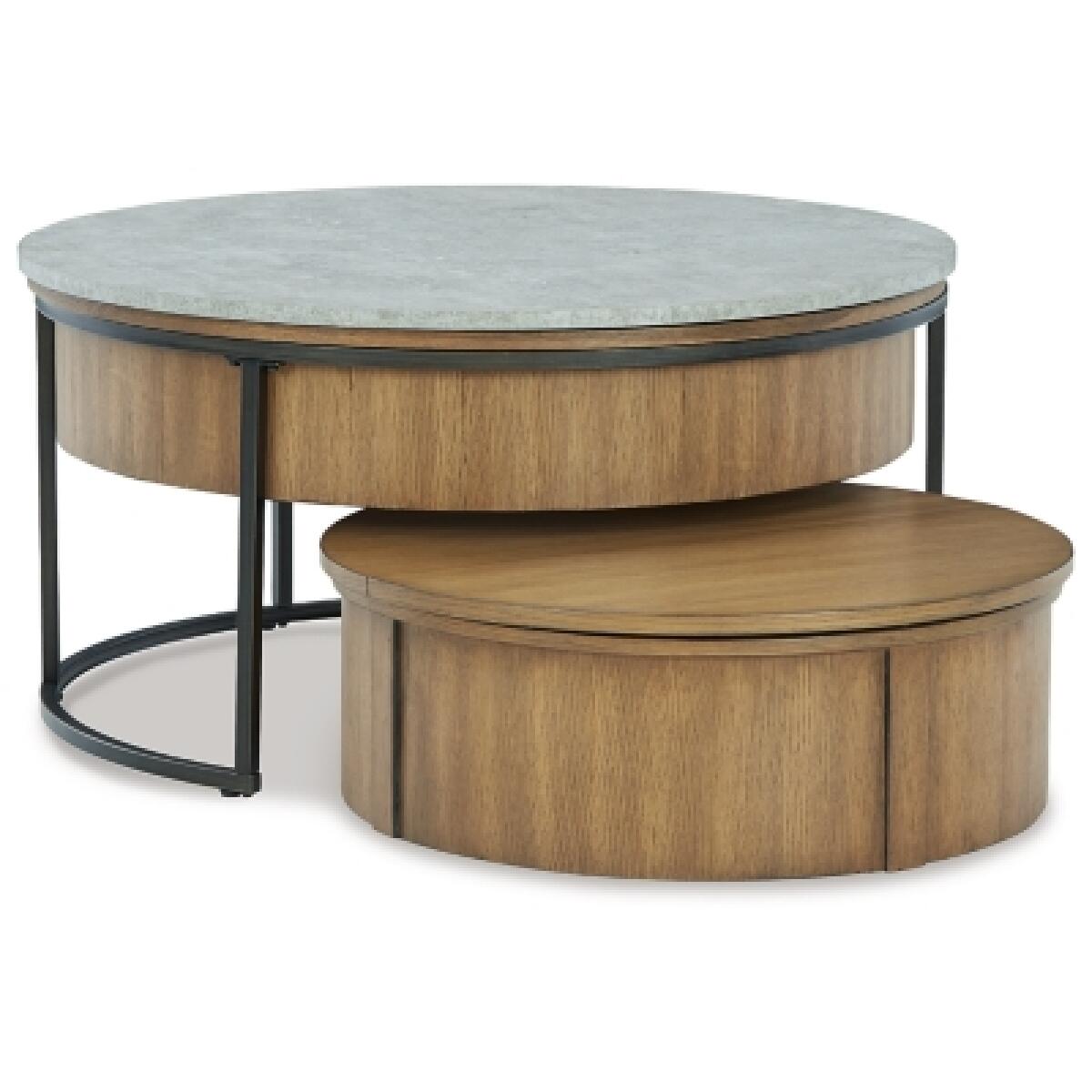Fridley Nesting Coffee Table (Set of 2) Cocktail & Coffee Tables Ashley Furniture 11