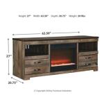 Trinell 63″ TV Stand with Electric Fireplace Fireplaces Ashley Furniture 17