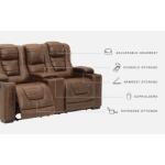 Owner’s Box Power Reclining Loveseat with Console Loveseats Ashley Furniture 33