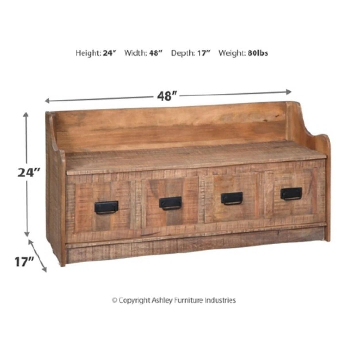 Garrettville Storage Bench Accent Furniture Ashley Furniture 17