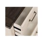 Madison County Power Nightstand Vintage White Finish - Image 5