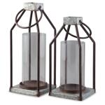 Diedrick Lantern (Set of 2) Accents Ashley Furniture 16