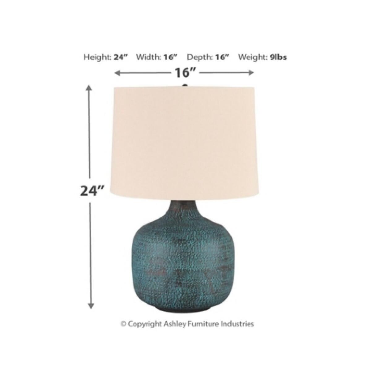 Malthace Table Lamp Lighting Ashley Furniture 11