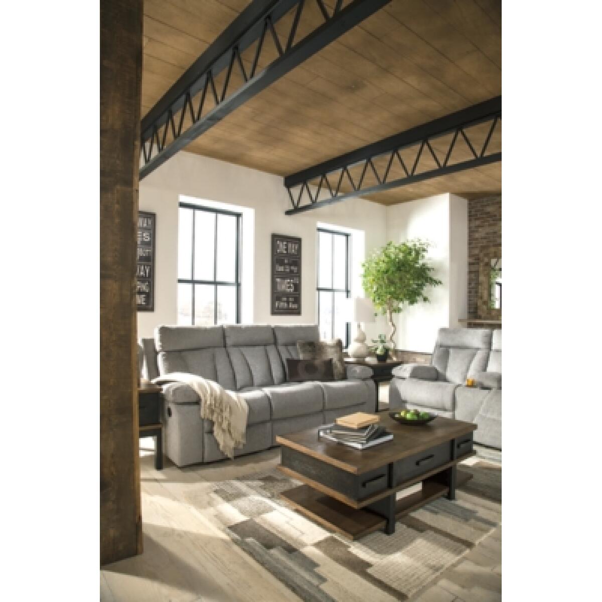 Mitchiner Reclining Sofa with Drop Down Table Sofas Ashley Furniture 27