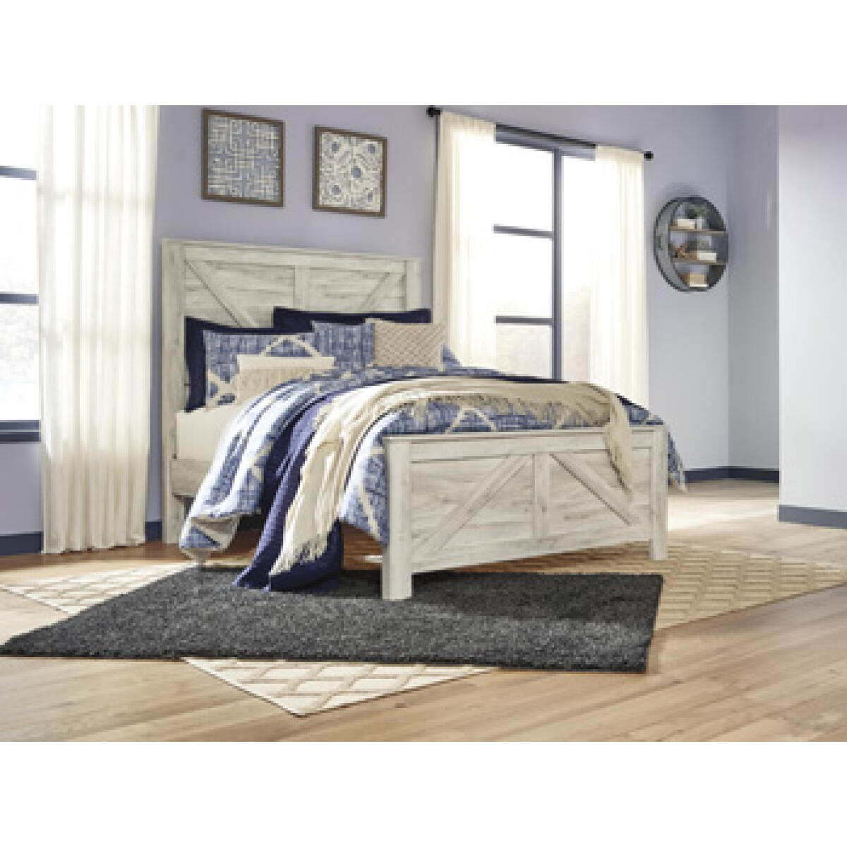 Bellaby Queen Crossbuck Panel Bed Beds Ashley Furniture 11