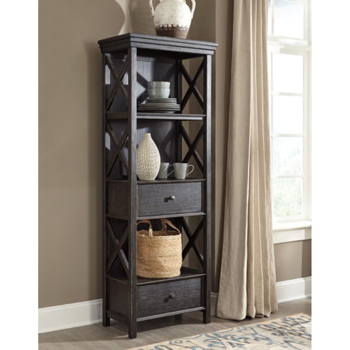 Tyler Creek Display Cabinet Dining Storage Ashley Furniture 10