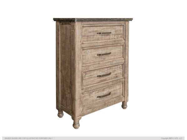 Natural Stone Sand Drift/Deep Brown Chest Chests International Furniture Direct