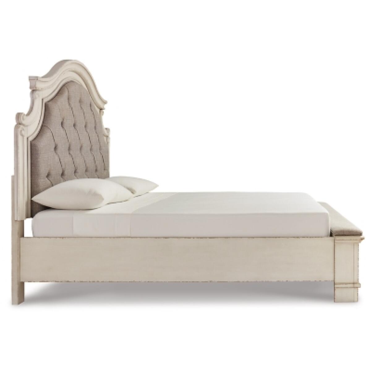 Realyn California King Upholstered Storage Bed Beds Ashley Furniture 16