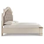 Realyn California King Upholstered Storage Bed Beds Ashley Furniture 26
