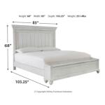 Kanwyn California King Panel Bed with Storage Bench Beds Ashley Furniture 34