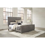 Krystanza Queen Upholstered Panel Bed Beds Ashley Furniture 19